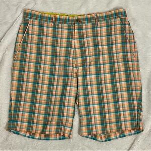 Louis Raphael Golf Colorful Plaid Lightweight Shorts Men’s Size 36